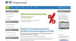 Desktop Screenshot of fw-systeme.de